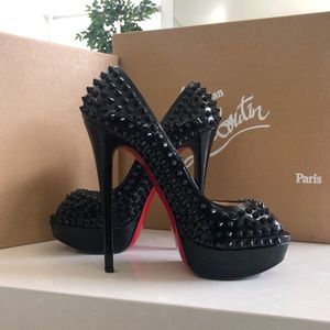 Black Lady peep Spikes. Size 38